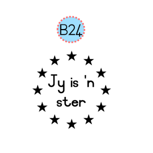 3cmx3cm wooden stamp  - Sterre