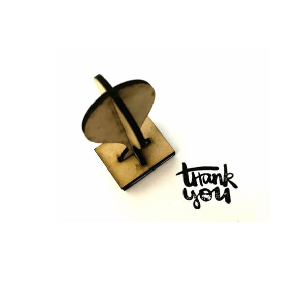 20mmx50mm plastic handle stamp - Homework not completed, Name, Signature - Image 2
