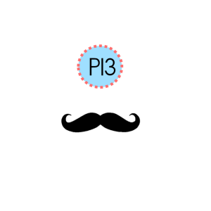2cmx2cm wooden stamp - Moustache