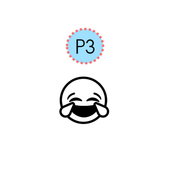 2cmx2cm wooden stamp - Laugh