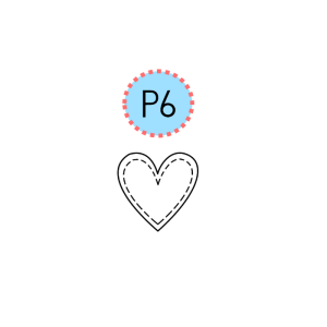 2cmx2cm wooden stamp - Big Heart