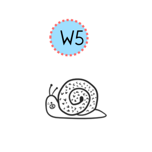 2cmx2cm wood stamp - Snail