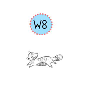 2cmx2cm wood stamp – Fox