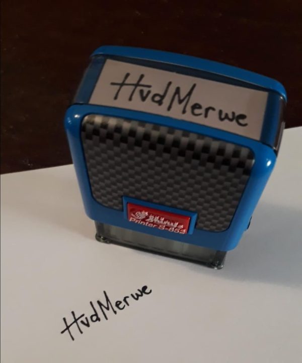 14mmx38mm signature stamp - self inking