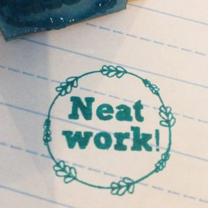 3cmx3cm wooden stamp  - Neat Work