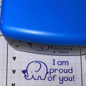 24mmx41mm self inking stamp - Elephant