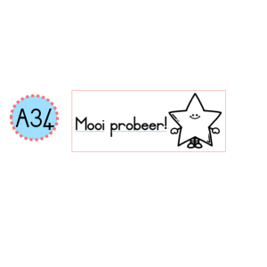 Plastic Handle Stamp - Mooi Probeer!
