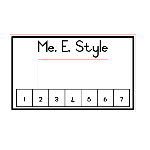 30mmx50mm adjustable date stamp - Name & Numbers