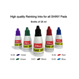 28ml Standard endorsing ink - 5 available ink colours: Red, Blue, Black, Green or Purple.