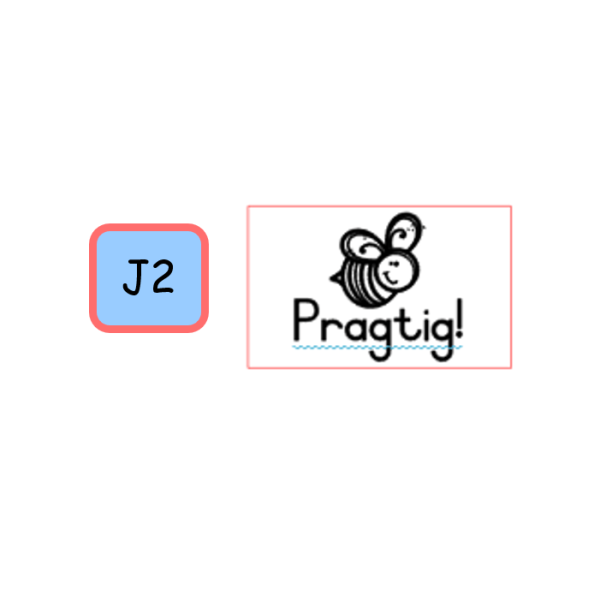 Self-inking Stamp with Word & Picture - Bee - Pragtig