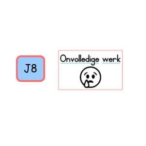Self-inking Stamp with Word & Picture - Sad - Onvolledige Werk