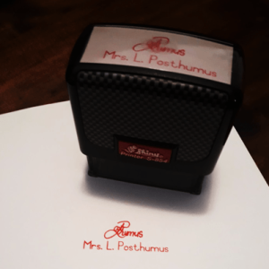 22mmx58mm signature self inking stamp