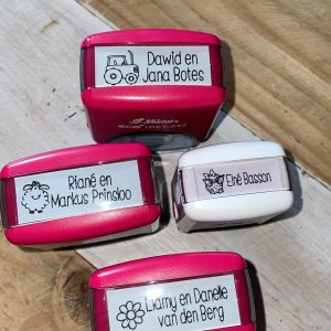 14mmx38mm clothing stamp - BLACK INK ONLY