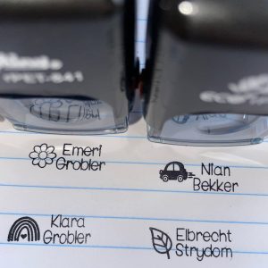 10mmx26mm clothing stamp - BLACK INK ONLY