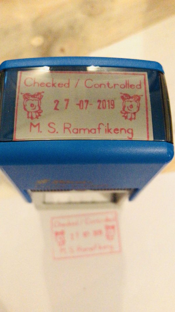 Bee 24mmx41mm adjustable date stamp