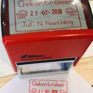 - Lion adjustable date 30mmx50mm self inking stamp