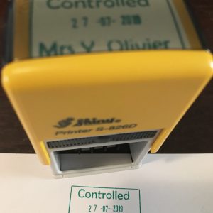 24mmx41mm dater stamp - Controlled