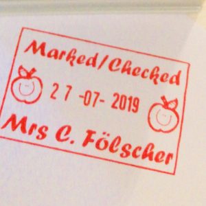 - 30mmx50mm adjustable date stamp - apples