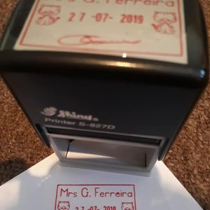 - Cat 30mmx50mm adjustable date stamp