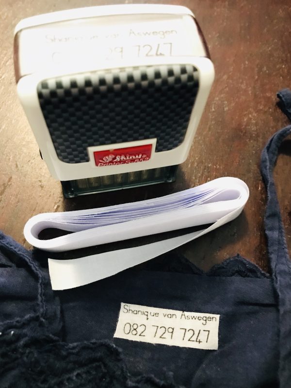 Name tape clothes (iron on) - 1m - INCLUDES A FREE LAUNDRY MARKER PEN - Image 2