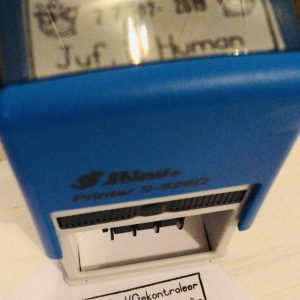 Owl 24mmx41mm adjustable date stamp