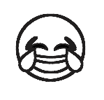 Emoji - Happy and crying face