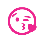 Emoji - Kiss (15mm)