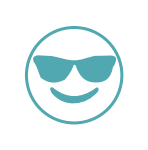 Emoji - COOL (15mm)