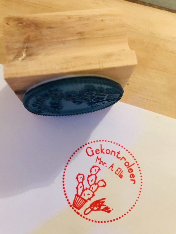 - Kaktus signature stamp 4cmx4cm