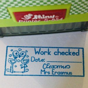 —- Flamink 22mmx58mm self inking stamp