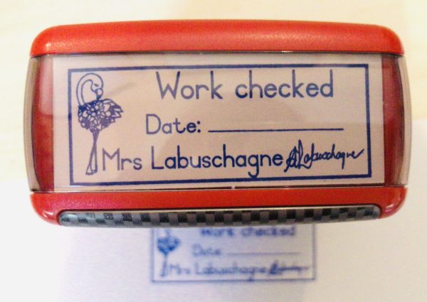 Flamink 22mmx58 self inking stamp