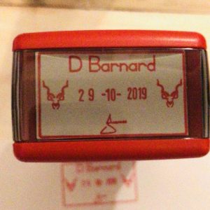 Kudu 24mmx41mm adjustable date stamp