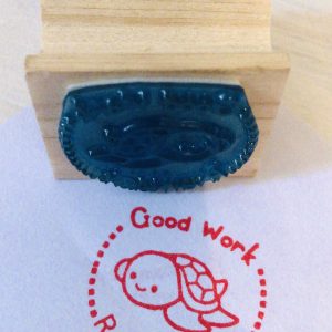 - Turtle 3cmx3cm wooden stamp