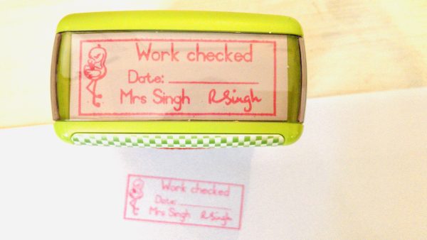 Flamink 22mmx58mm self inking stamp