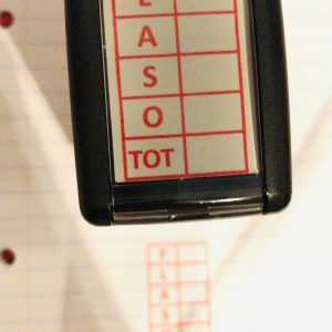 FLASO stamp - 24mmx41mm