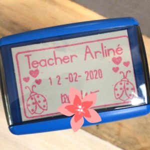 Ladybug 24mmx41mm adjustable date stamp