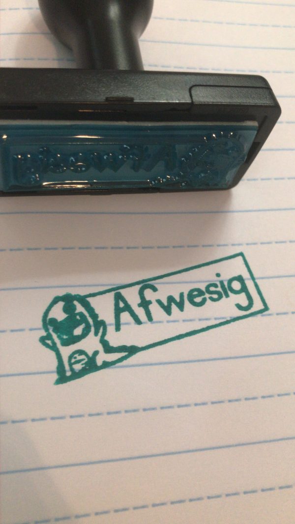 Afwesig monster 20mmx50mm plastic handle