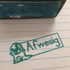 Afwesig monster 20mmx50mm plastic handle