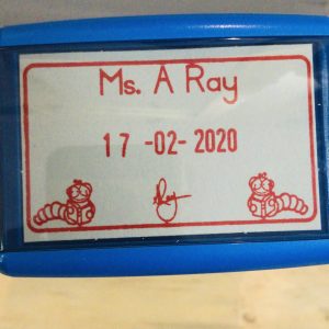 - Worm 30mmx50mm dater stamp
