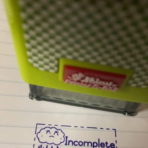 Sad cloud - 14mmx38mm self inking stamp