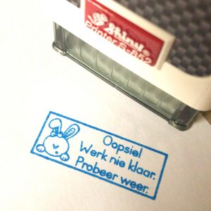 Bunny - 14mmx38mm self inking stamp