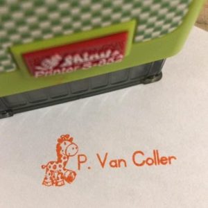 14mmx38mm self inking stamp