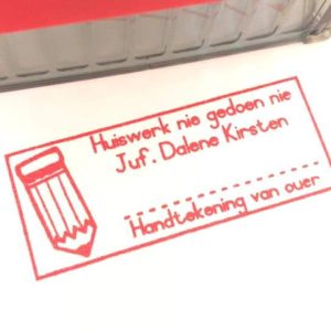 18mmx47mm self inking stamp
