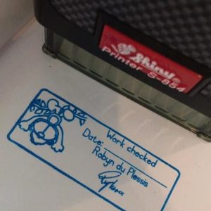 Monkey - 22mmx58mm self inking stamp