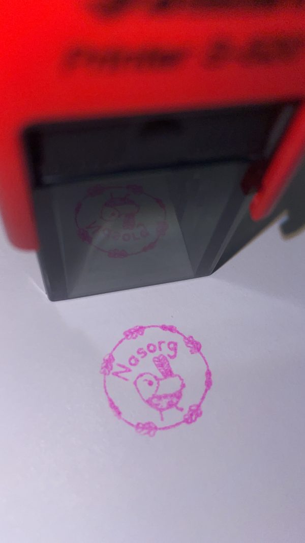 Bird - 2cmx2cm self inking stamp