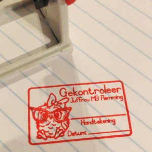 24mmx41mm self inking stamp