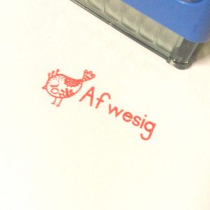 Bird - 14mmx38mm self inking stamp