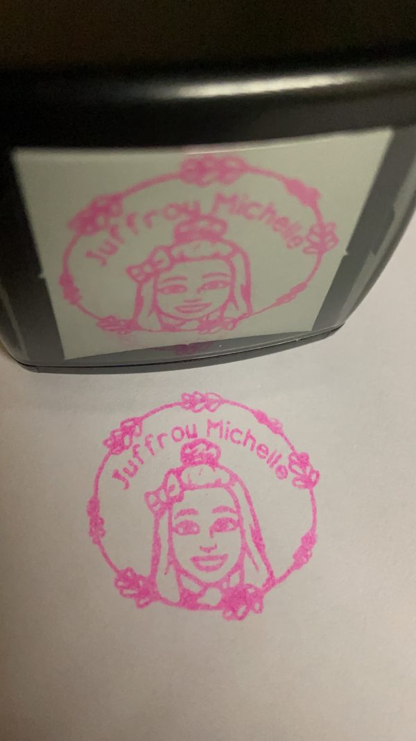 Bitmoji - 32mmx32mm self inking stamp - Image 2