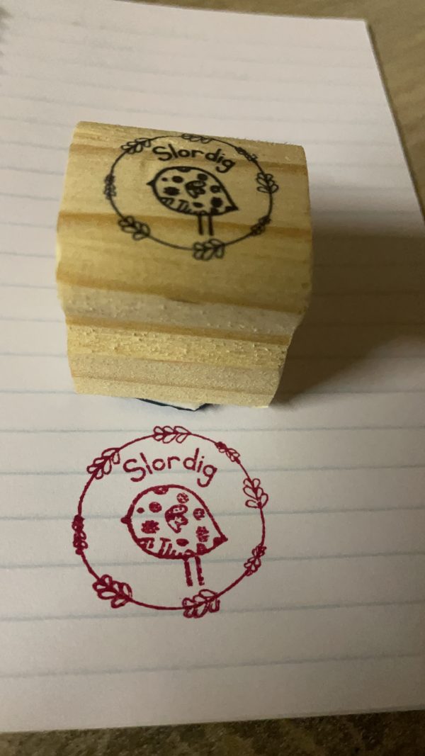 Bird - 3cmx3cm wooden stamp