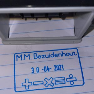 Math symbols - 30mmx50mm dater